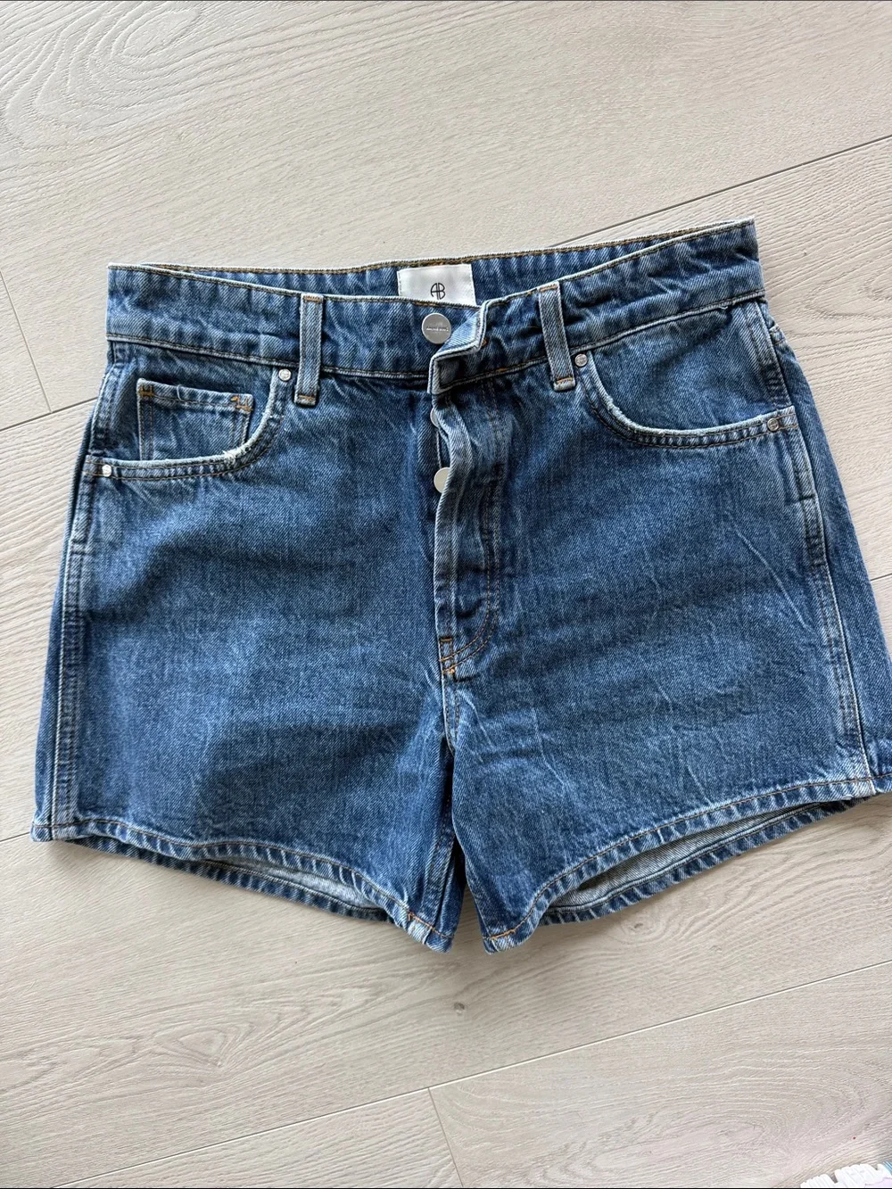 Women's Blue Denim Shorts